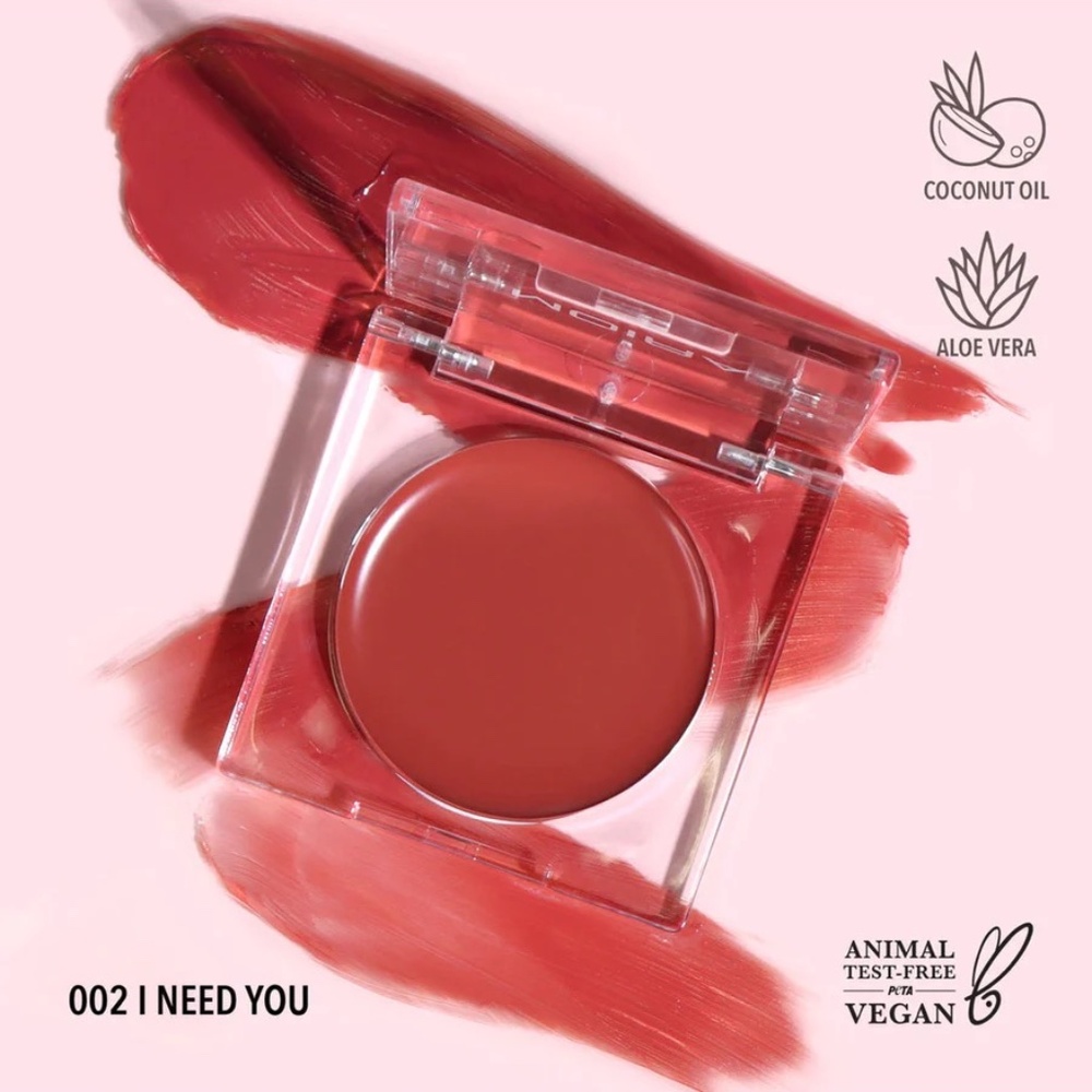 Moira Loveheat Flirty Cruelty Free Vitamin E Dewy Finish Buildable Cream Blush
